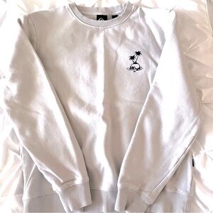 Quicksilver Skull Island Tan Sweatshirt, Men’s size Small